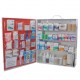 OSHA First Aid Kit Wide 4 Shelf Kit with Fill and Logo